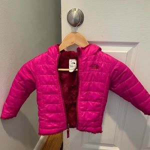 Northface Reversible Jacket,  Girls 12-18 months, good used condition